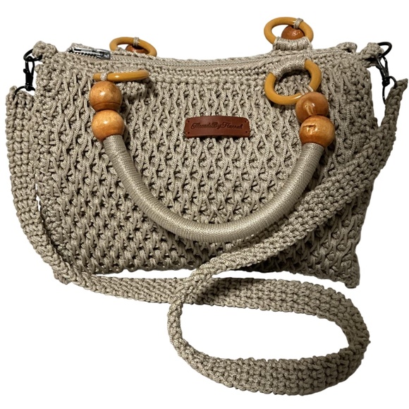 Crochet Handmade Sling Shoulder Bag - Picture 1 of 6